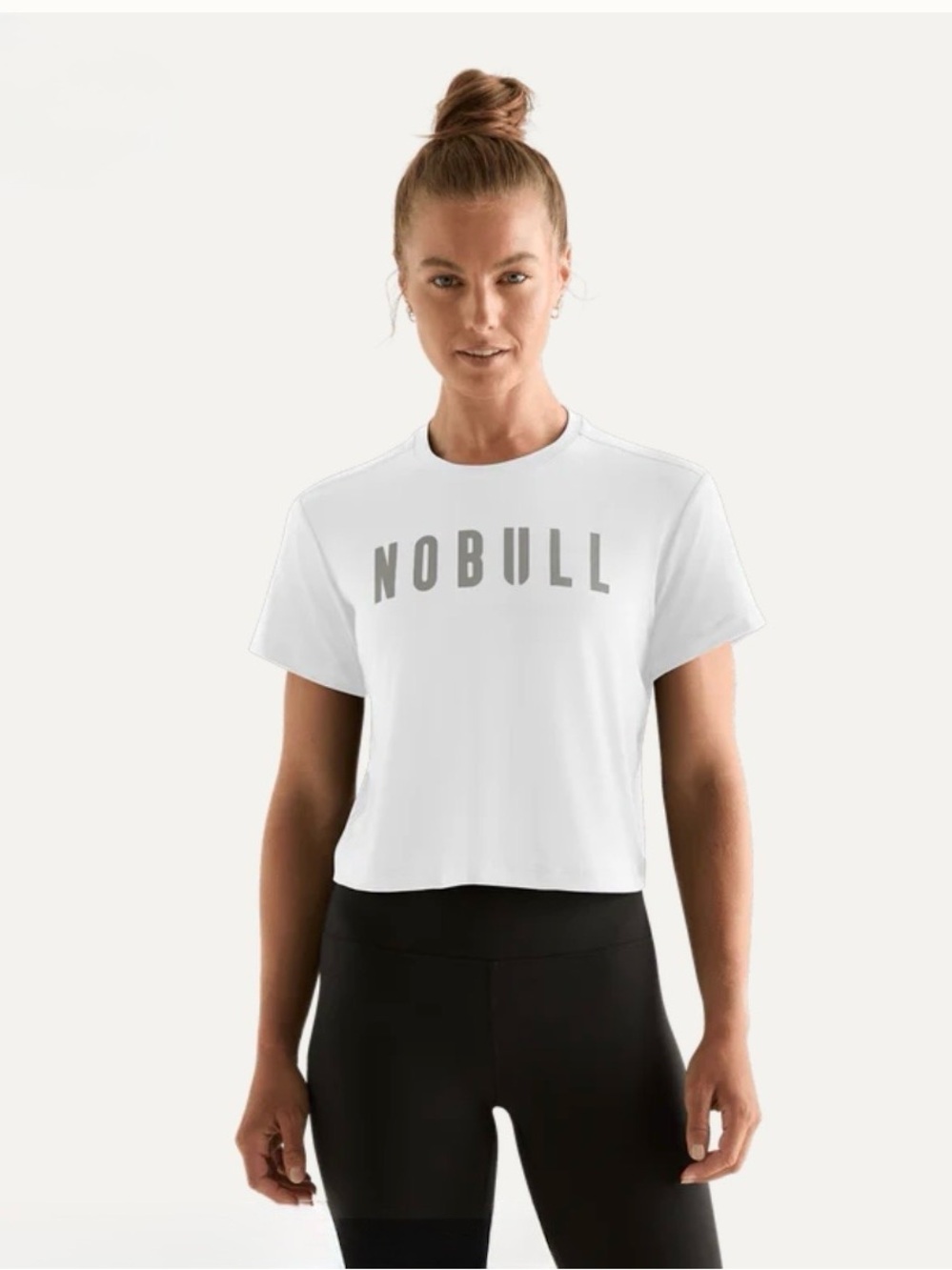 NOBULL Boxy Tee — Women's, White, Small
